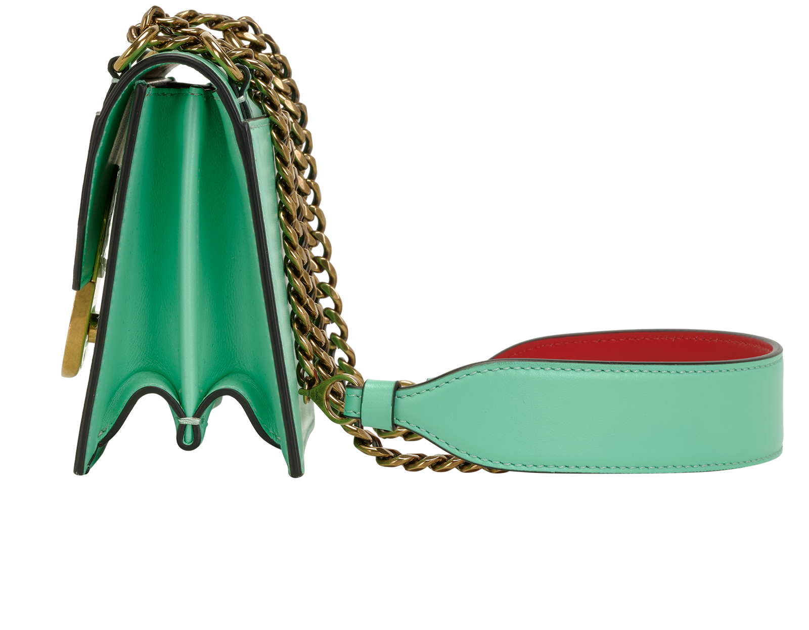 Mini Elisa, &pound;450, Handbags, Green, Leather, Bottom view